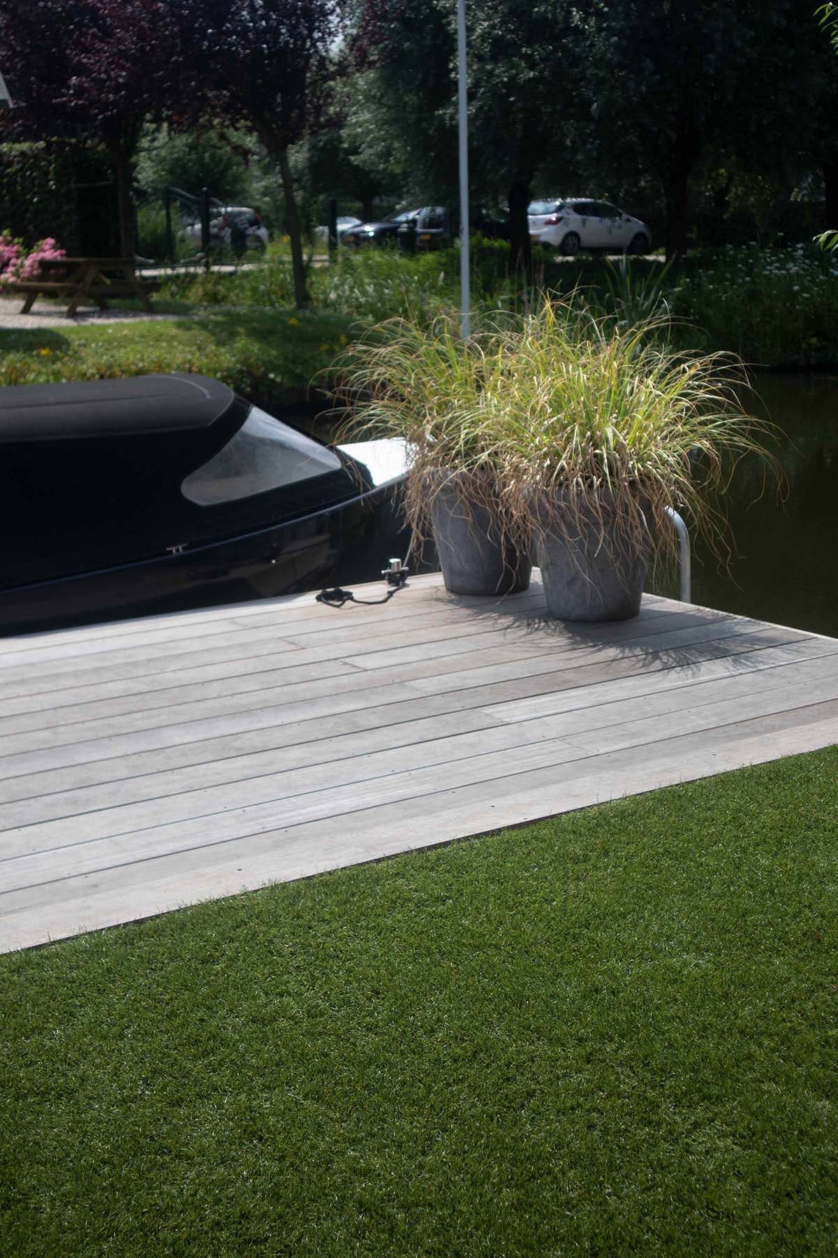 Luxe vlonder en mooie planten